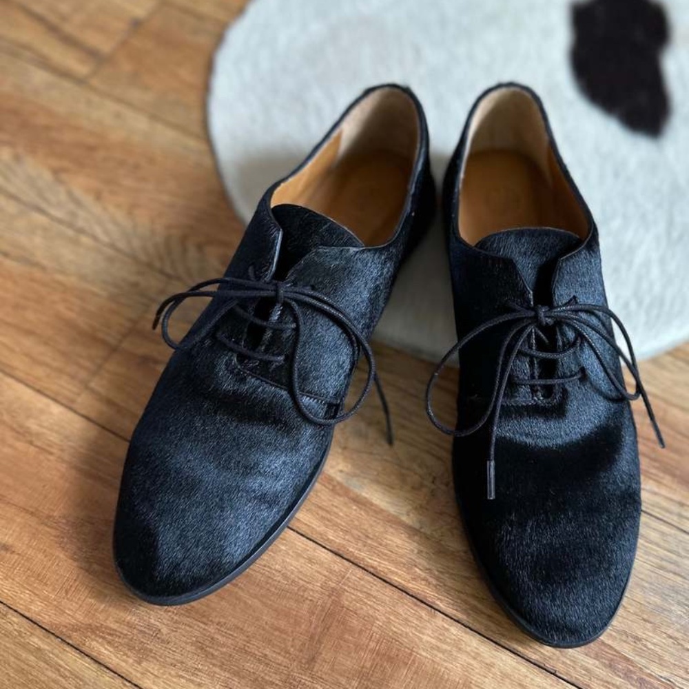 COCLICO Yeats Pony Hair Shoes, New with box